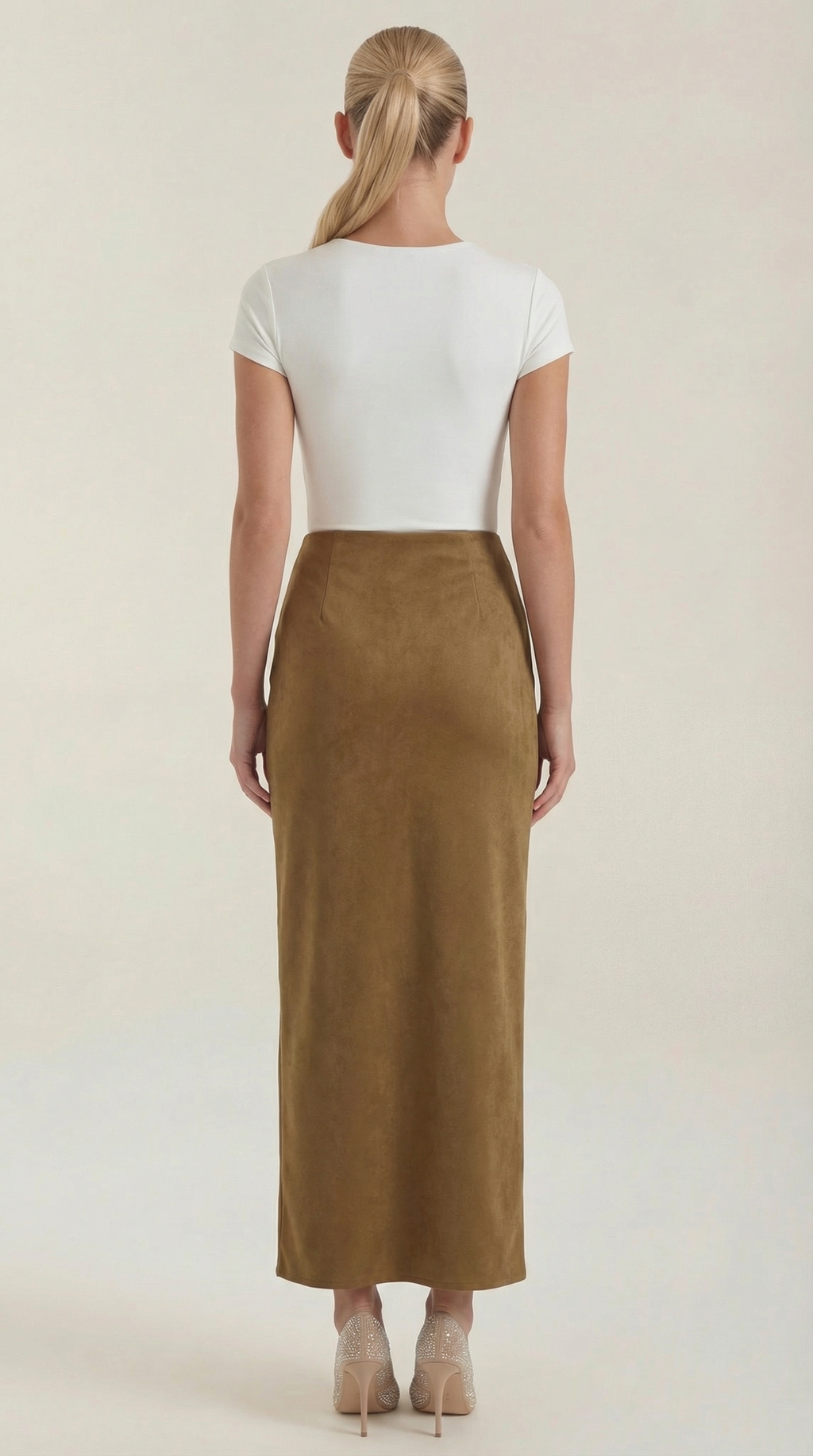 Kristin Wrap Front Midi Skirt