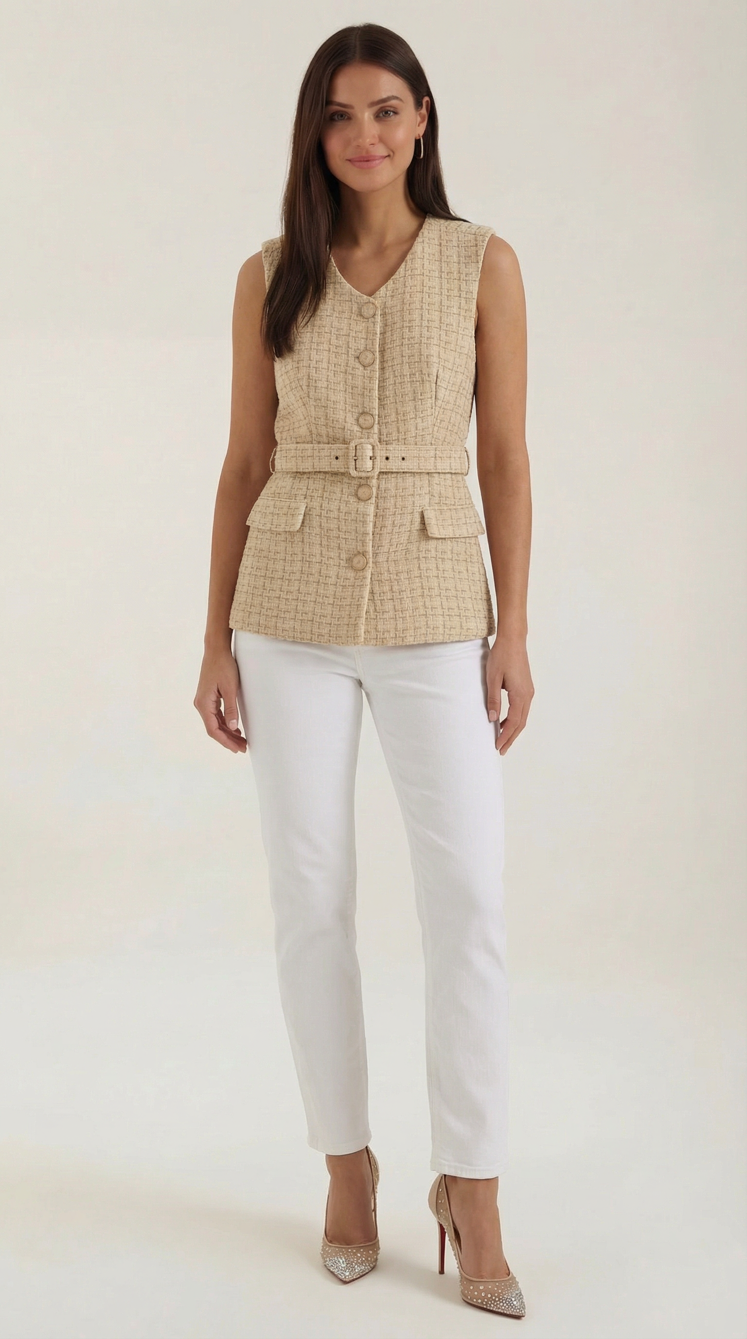 Quinn Sleeveless Formal Top