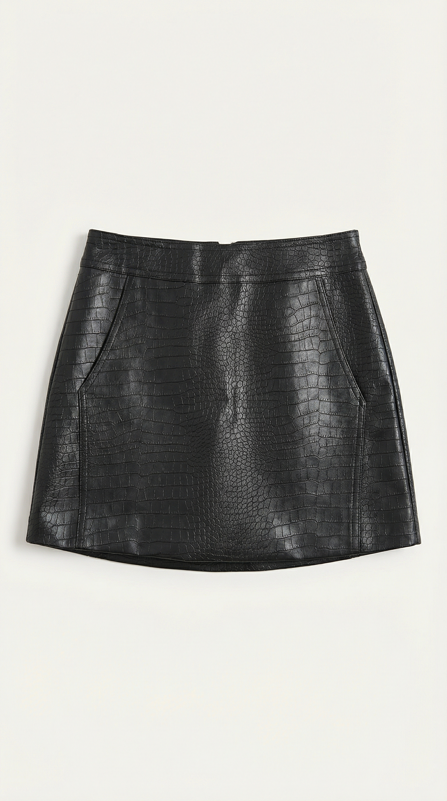 Sue A-line Leather Skirt