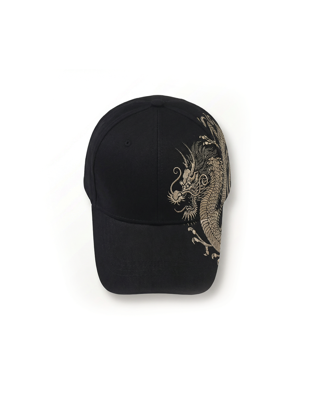Black Year of the Dragon Cap, front view