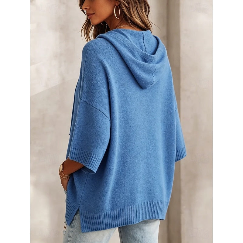 Relaxed Hooded Jumper