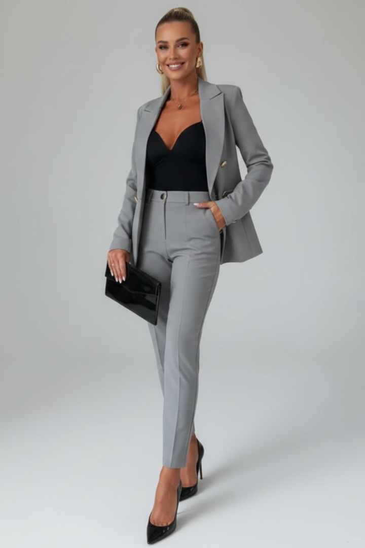 Double-Breasted Co-Ord Suit Set