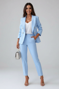 Double-Breasted Co-Ord Suit Set
