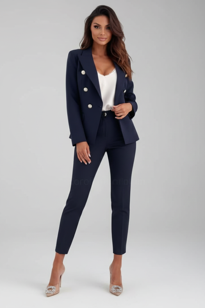 Double-Breasted Co-Ord Suit Set