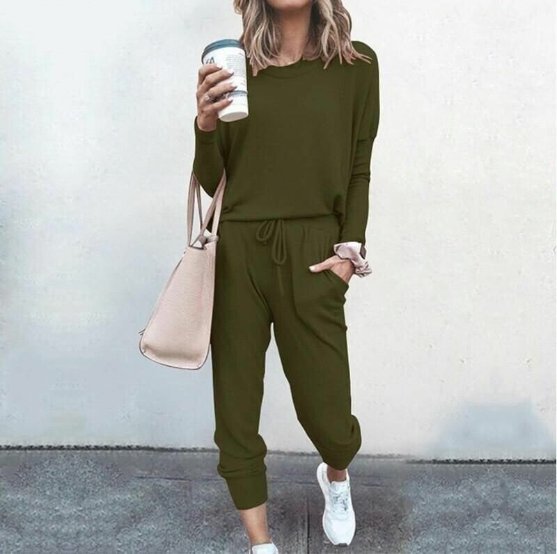 Relaxed Two-Piece Co-ord Set — worn on model