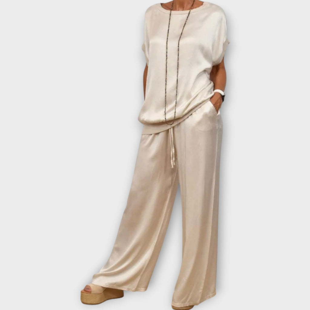 Satin Two-Piece Co-ord Set
