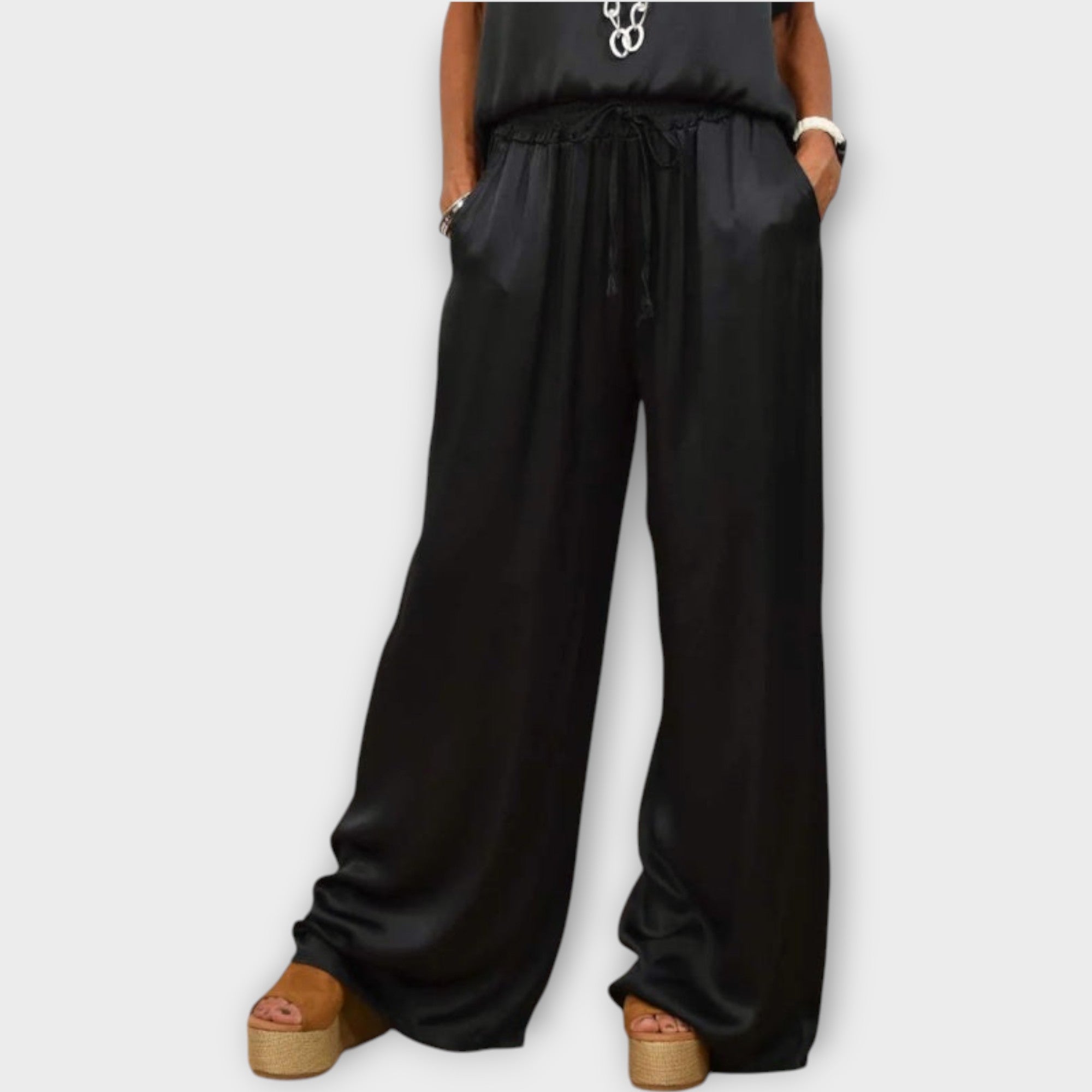 Satin Two-Piece Co-ord Set