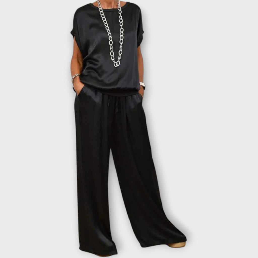 Satin Two-Piece Co-ord Set