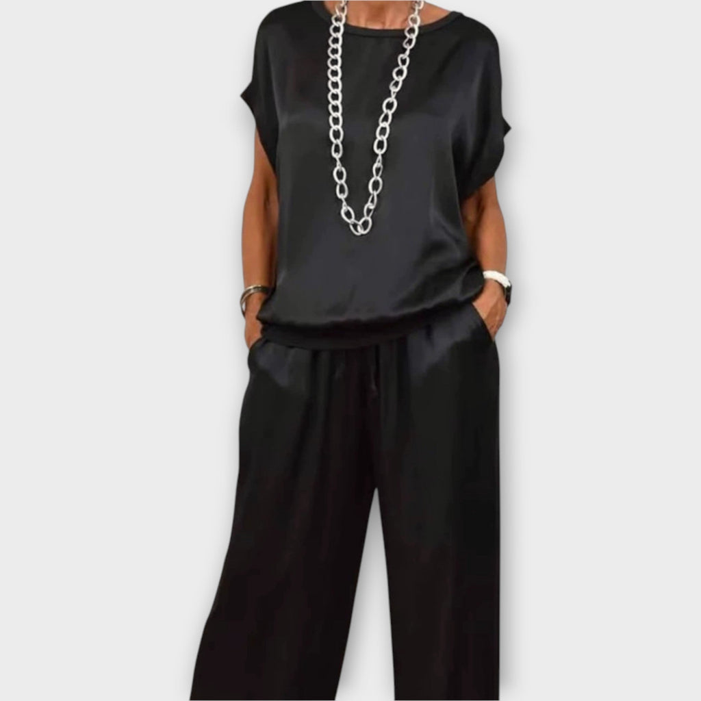 Satin Two-Piece Co-ord Set
