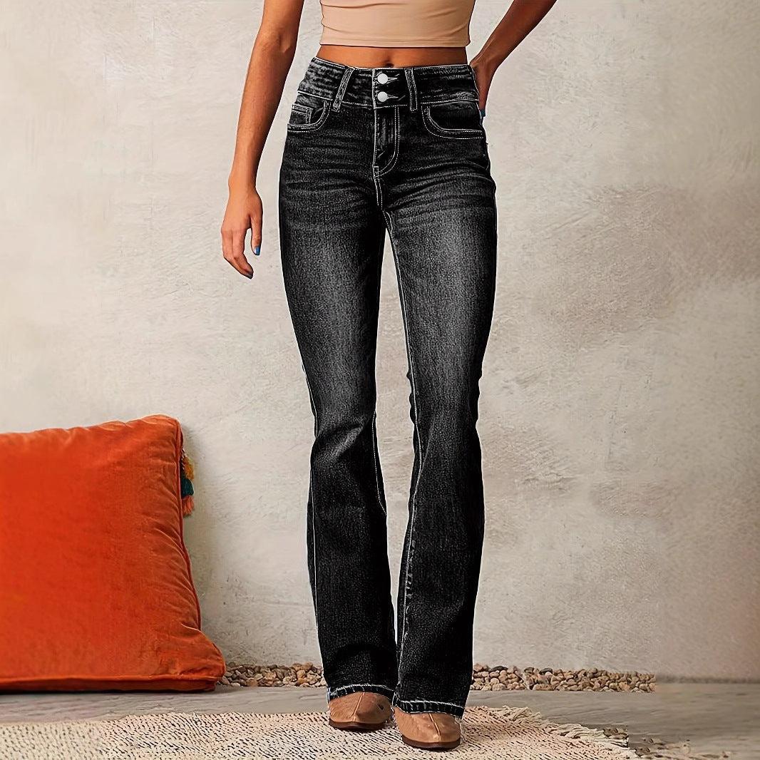 Tierney | Women's High Waist Bootcut Jeans
