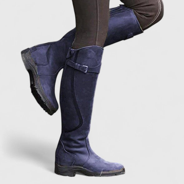 Supportive Buckled Accent Ankle Boots