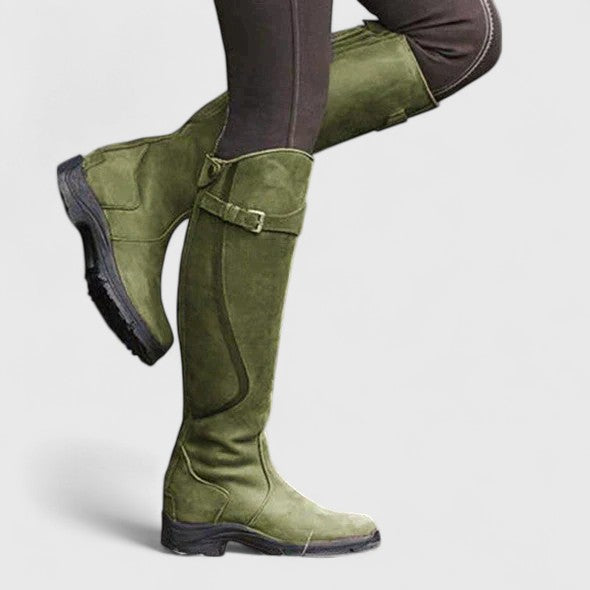Supportive Buckled Accent Ankle Boots