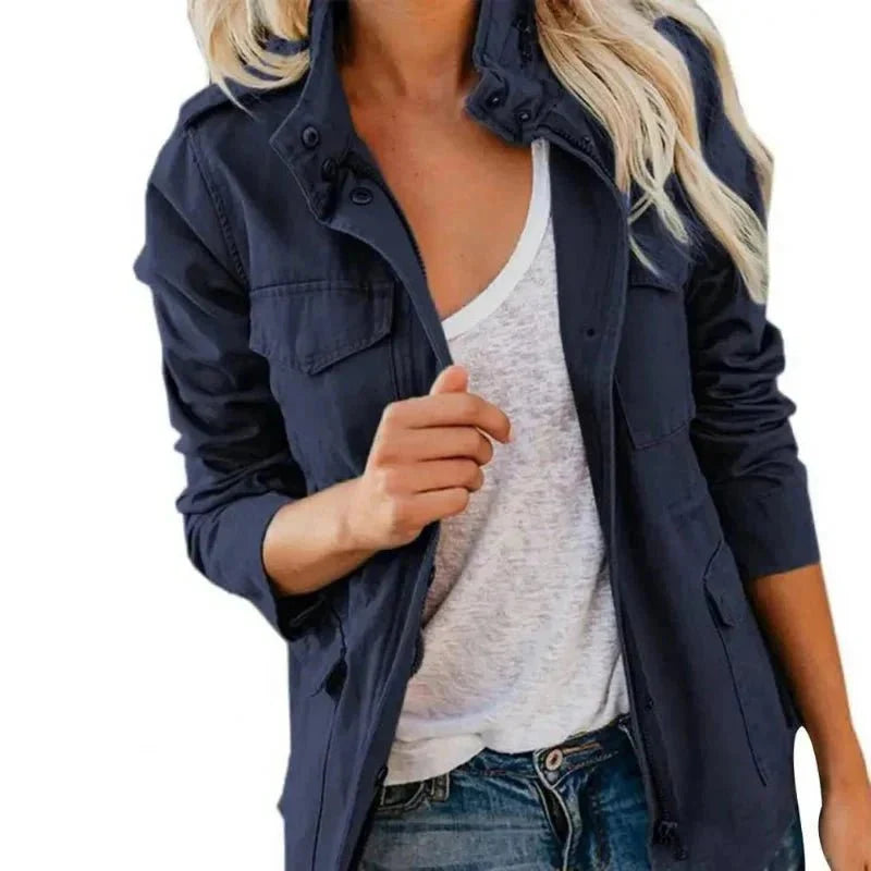 Green wind-resistant layer jacket