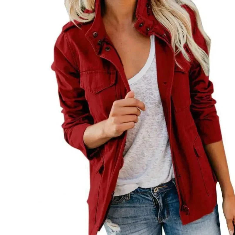 Green wind-resistant layer jacket