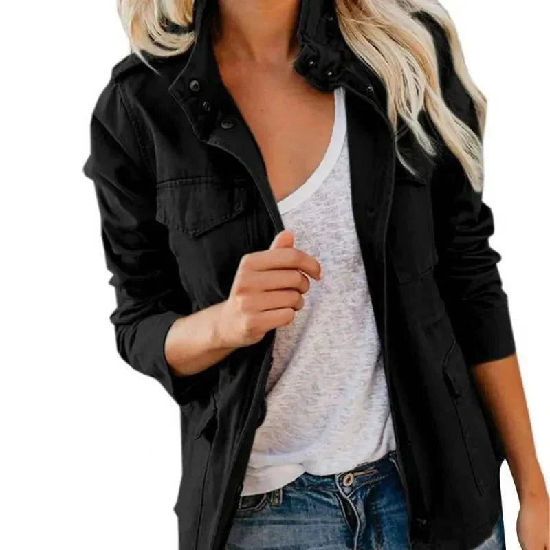 Green wind-resistant layer jacket