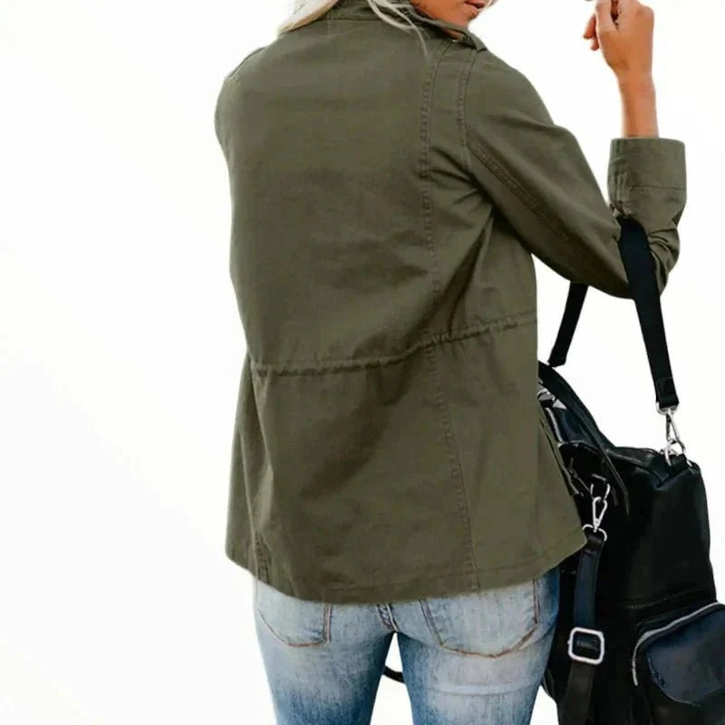 Green wind-resistant layer jacket