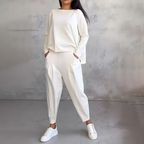 Women's relaxed two-piece set for casual outings and lounging