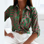 Women's Classic Structured Collar Blouse – Smart-Casual