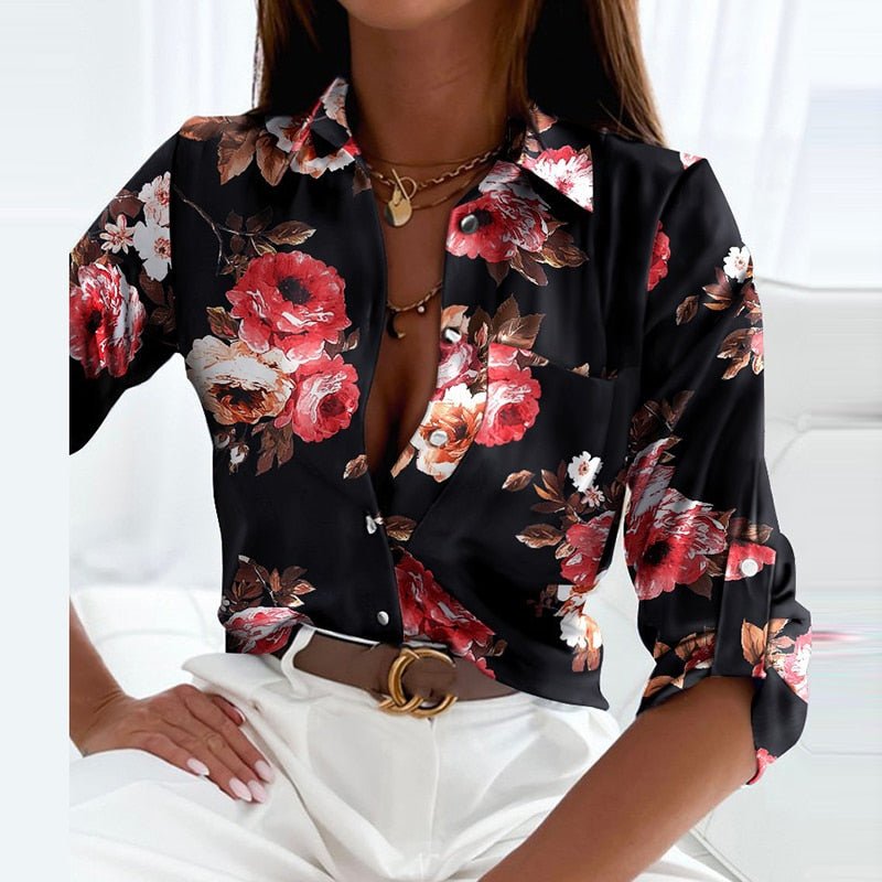 Women's Classic Structured Collar Blouse alternate colour - Versatile Smart-Casual Blouse