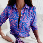 Women's Classic Structured Collar Blouse worn view - Versatile Smart-Casual Blouse