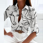 Women's Classic Structured Collar Blouse alternate style - Versatile Smart-Casual Blouse