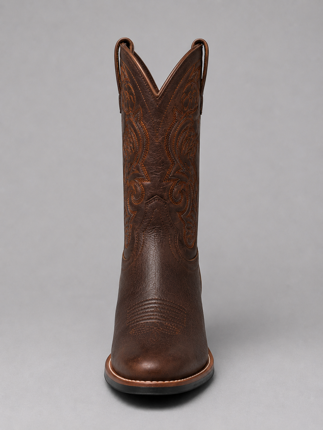 Women's Embroidered Leather Cowboy Boots, Knee-High