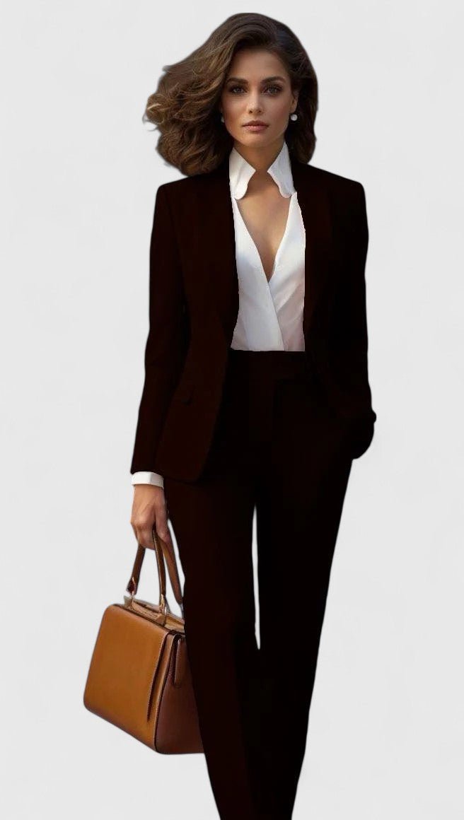 Tailored Lapel Blazer Suit Co-Ord Set