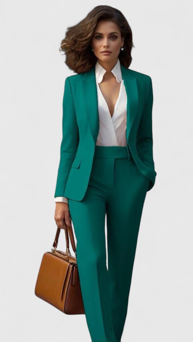 Tailored Lapel Blazer Suit Co-Ord Set