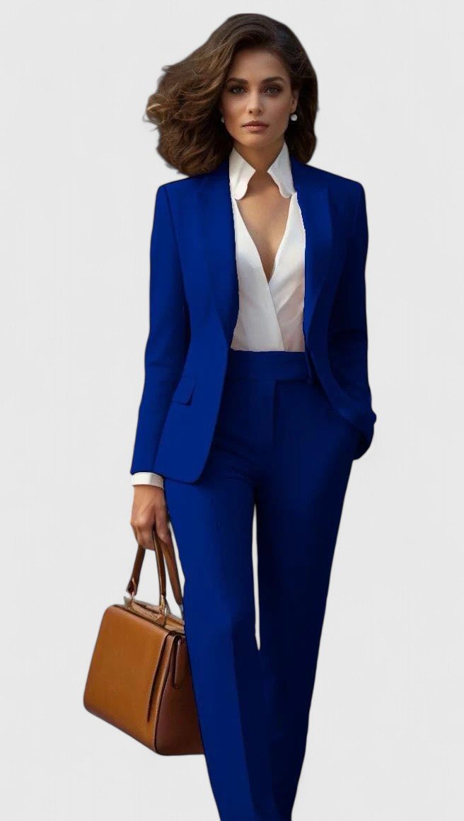 Tailored Lapel Blazer Suit Co-Ord Set