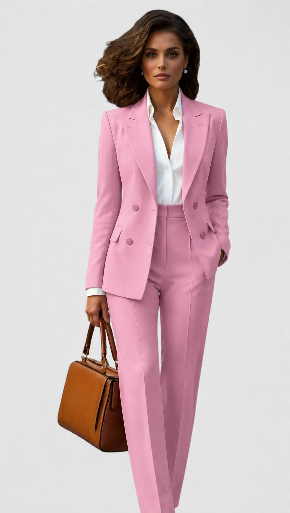 Tailored Lapel Blazer Suit Co-Ord Set