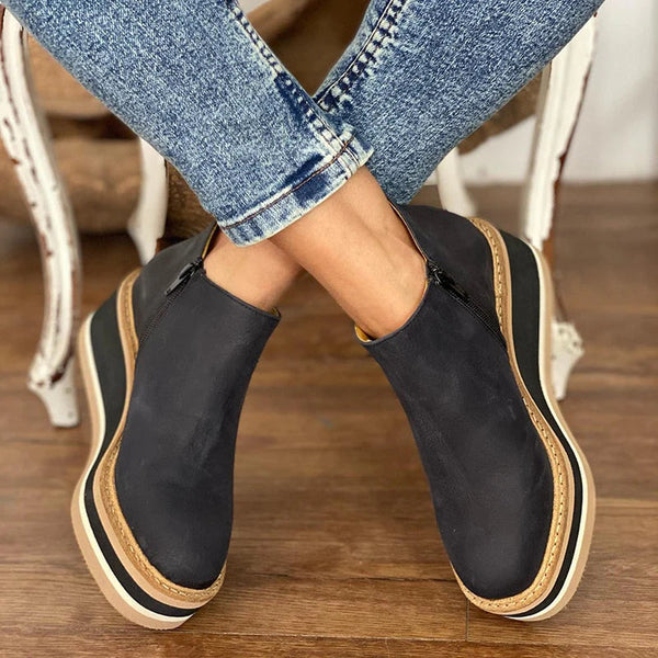 Craw Leigh Waterproof Zip Ankle Boots