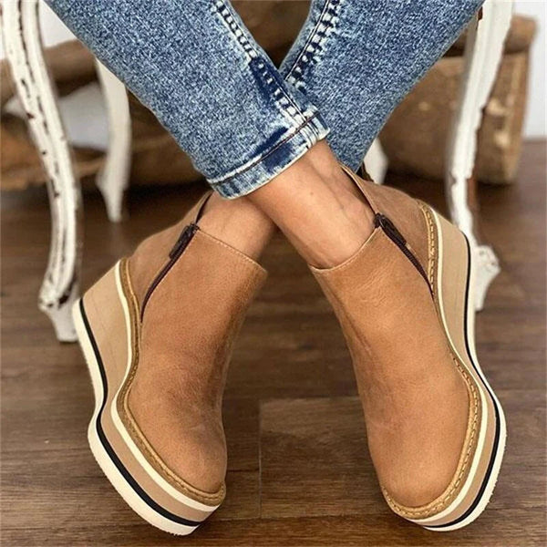 Craw Leigh Waterproof Zip Ankle Boots