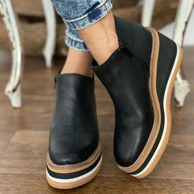 Craw Leigh Waterproof Zip Ankle Boots