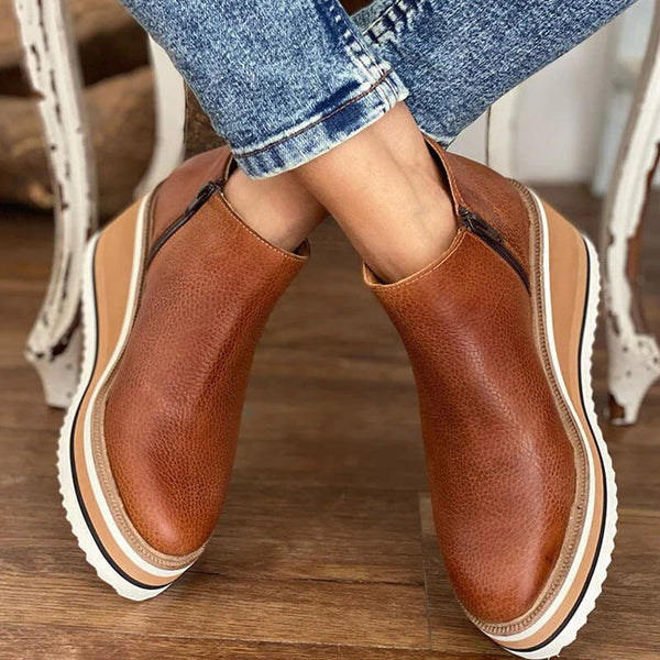 Craw Leigh Waterproof Zip Ankle Boots