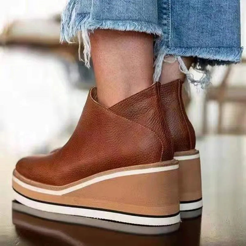 Craw Leigh Waterproof Zip Ankle Boots